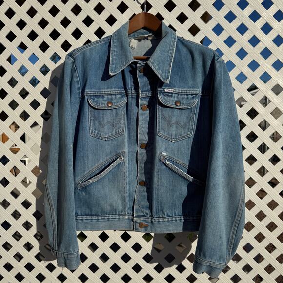 60s Wrangler No Fault Denim Jacket - Picture 1 of 16